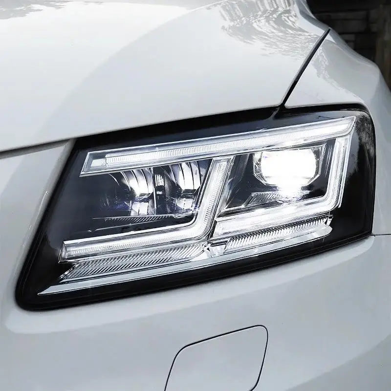 Car Styling Headlights For Audi Q5 2009-2018 Q5L LED Headlight DRL Hid Head Lamp Angel Eye Be-xenon Lens Auto Accessories