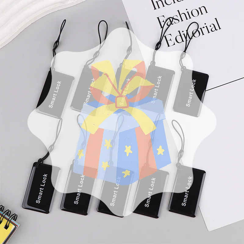 

5/10 шт. 13,56 МГц IC-карта, электронный умный дверной замок, цифровые умные замки с отпечатками пальцев, разблокировка маленькой RFID-карты