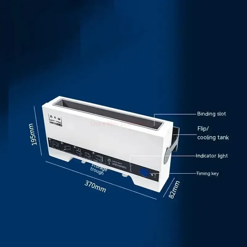 A4 Thermal Fusion Binding Machine 4mm Hot Melt Cover Binder Small Automatic Gluing Tool for Office Document Organizing