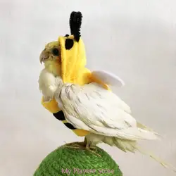 Bird Parrot Suit Fashion Bird Honeybee Costume Cockatoos Clothes Flight Suit Bird Photography Props Outfit for Budgies Macaws