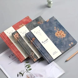 80 Sheets Sketch Paper 7*7inch Sketchbook artistic retro silk fabric Notebook Blank inner Pages For Office/School/Art Supplies