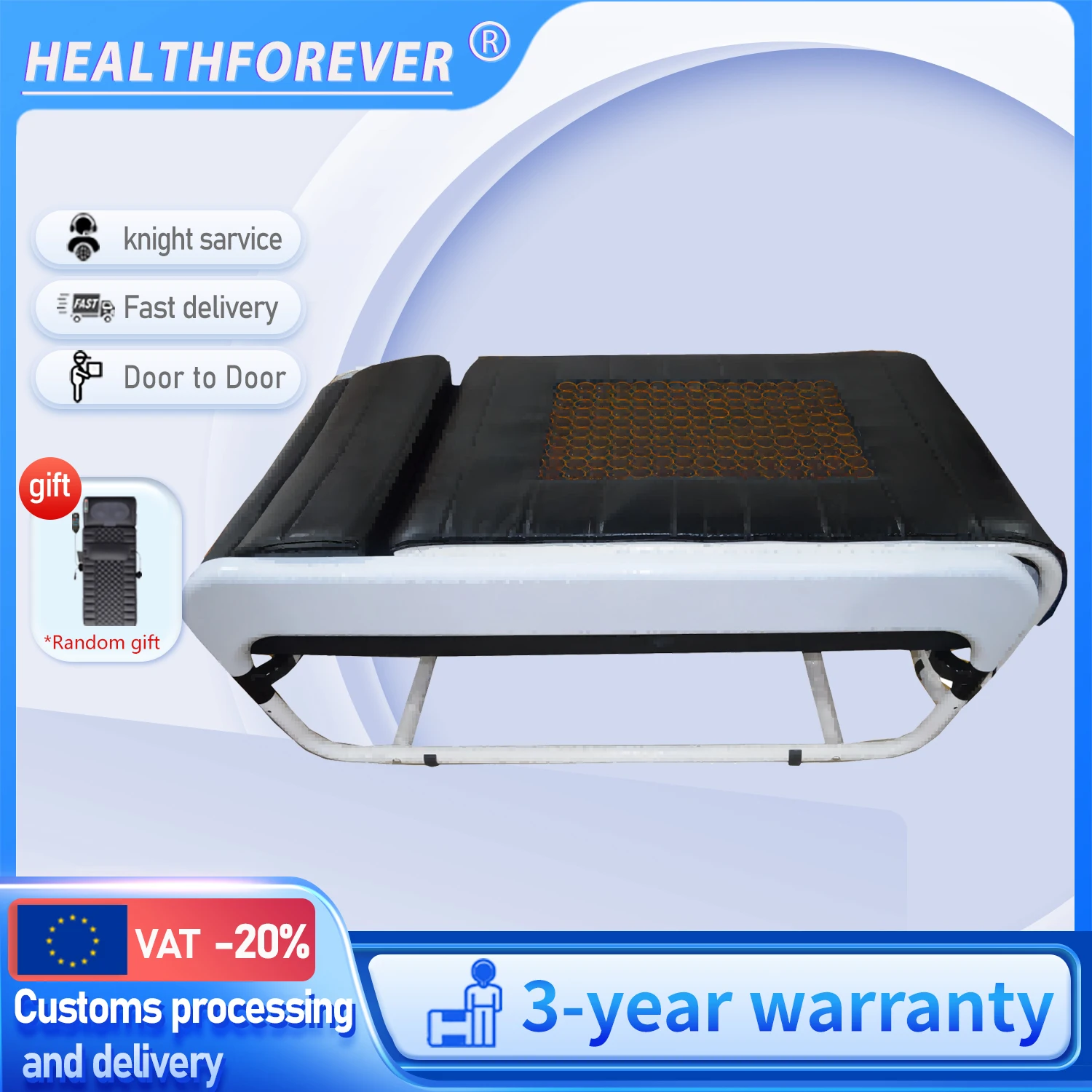 3 year warranty massage headrest for bed thermal jade roller massage table Cerajem Master V3 Massage Beds Korea Jade Roller