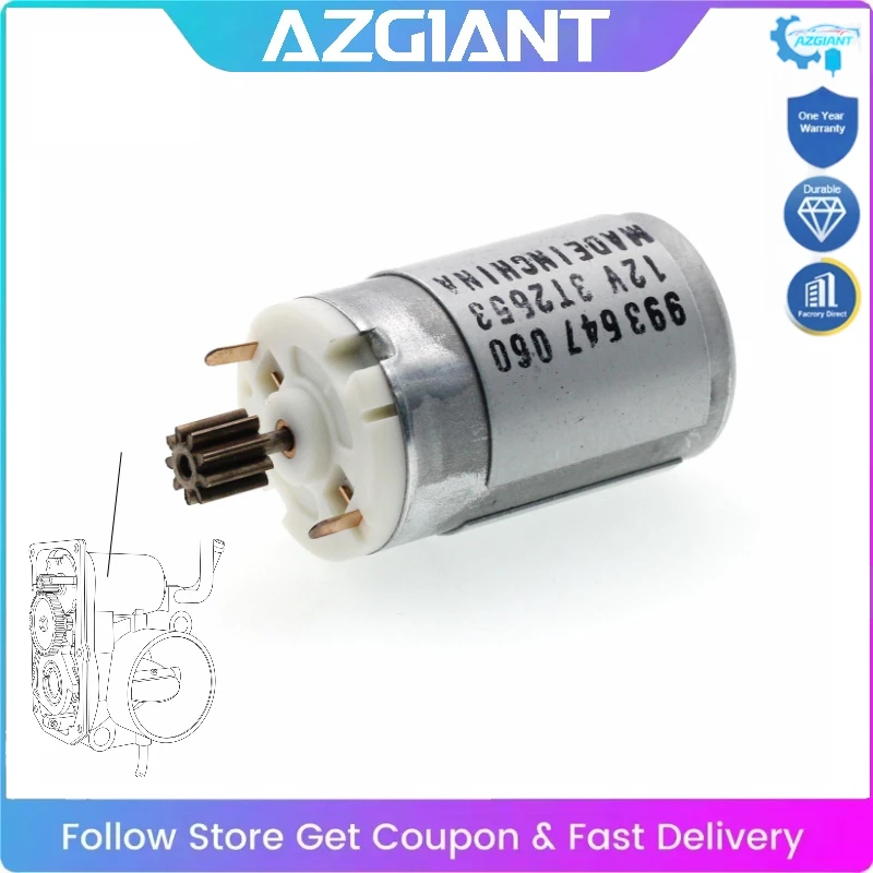 

AZGIANT Throttle Control Electronic Starter Motor DC12V 9T for Benz V251 W251 W164 W166 W461 Series Replace Brand New Durable