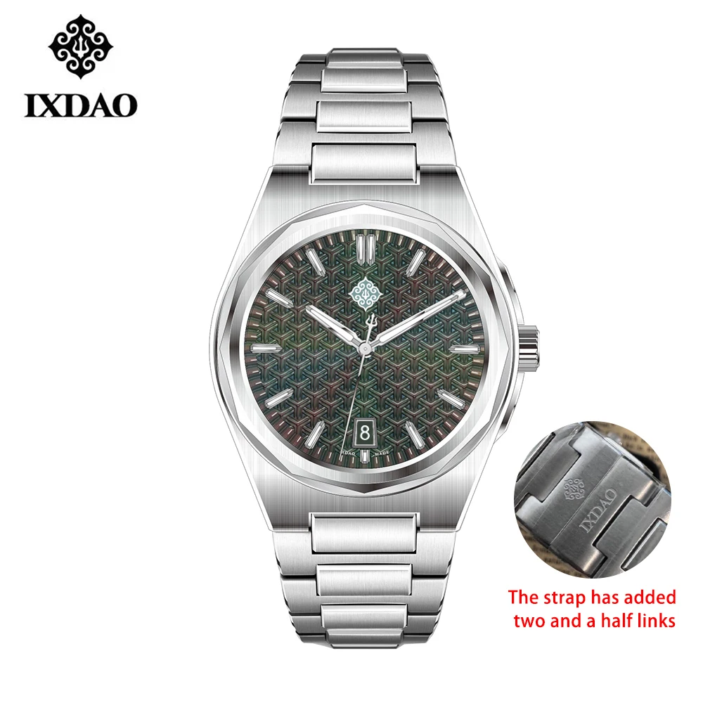 IX&DAO 2026 New 37mm Warrior Men's Automatic Mechanical Watch PT5000 Movement Sapphire Stainless Steel Waterproof 10Bar BGW9 image 3
