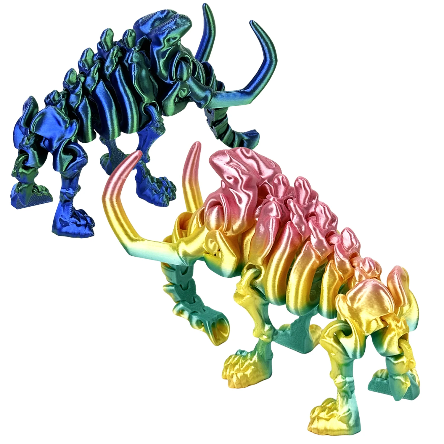 3D Printed Ornament Dinosaur Skeleton Mammoth Model Children's Toy Creative Birthday Gift