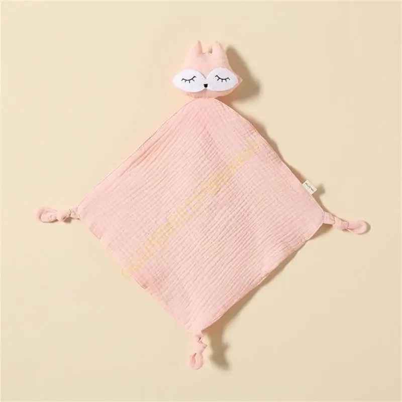 

Baby Appease Soothing Towel Infant Nursing Blanket Toy Infant Soothing Plush Blanket Toddler Newborns Cotton Teether DXAD