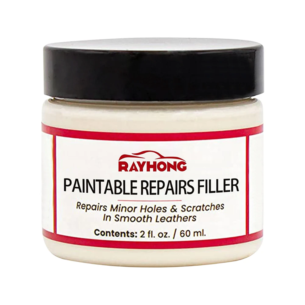 60/20ml Leer Reparatie Vulpasta Compound Leer Restauratie Crème Auto Lederen Auto Reparatie Krassen Scheuren Sofa auto Seat - afbeelding 1