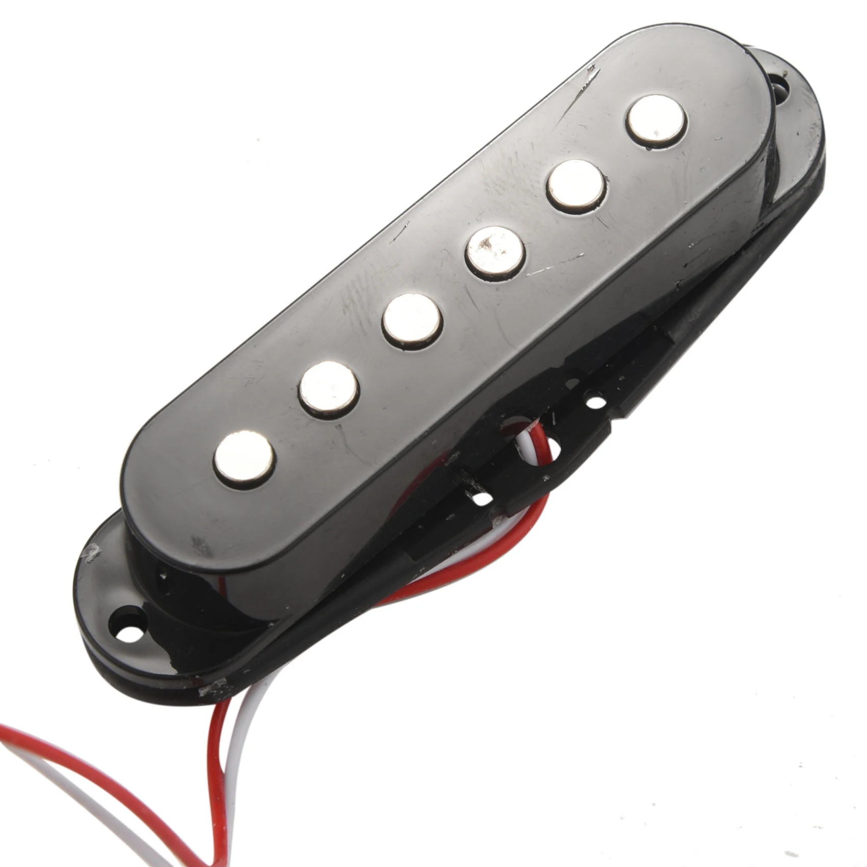 Arnés de cableado de pastilla de guitarra eléctrica ST, interruptor de 5 vías precableado, Control 2T1V, pastilla SSH para negro