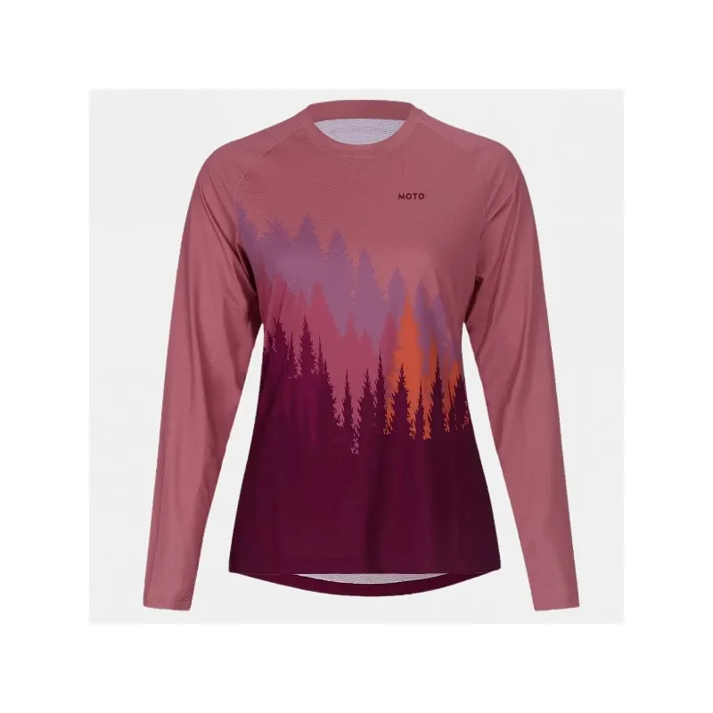 

Women's Long Sleeved Mountain Bike Sportswear, Off-road Bike Motorcycle Quick Drying and Speed Reducing Clothing