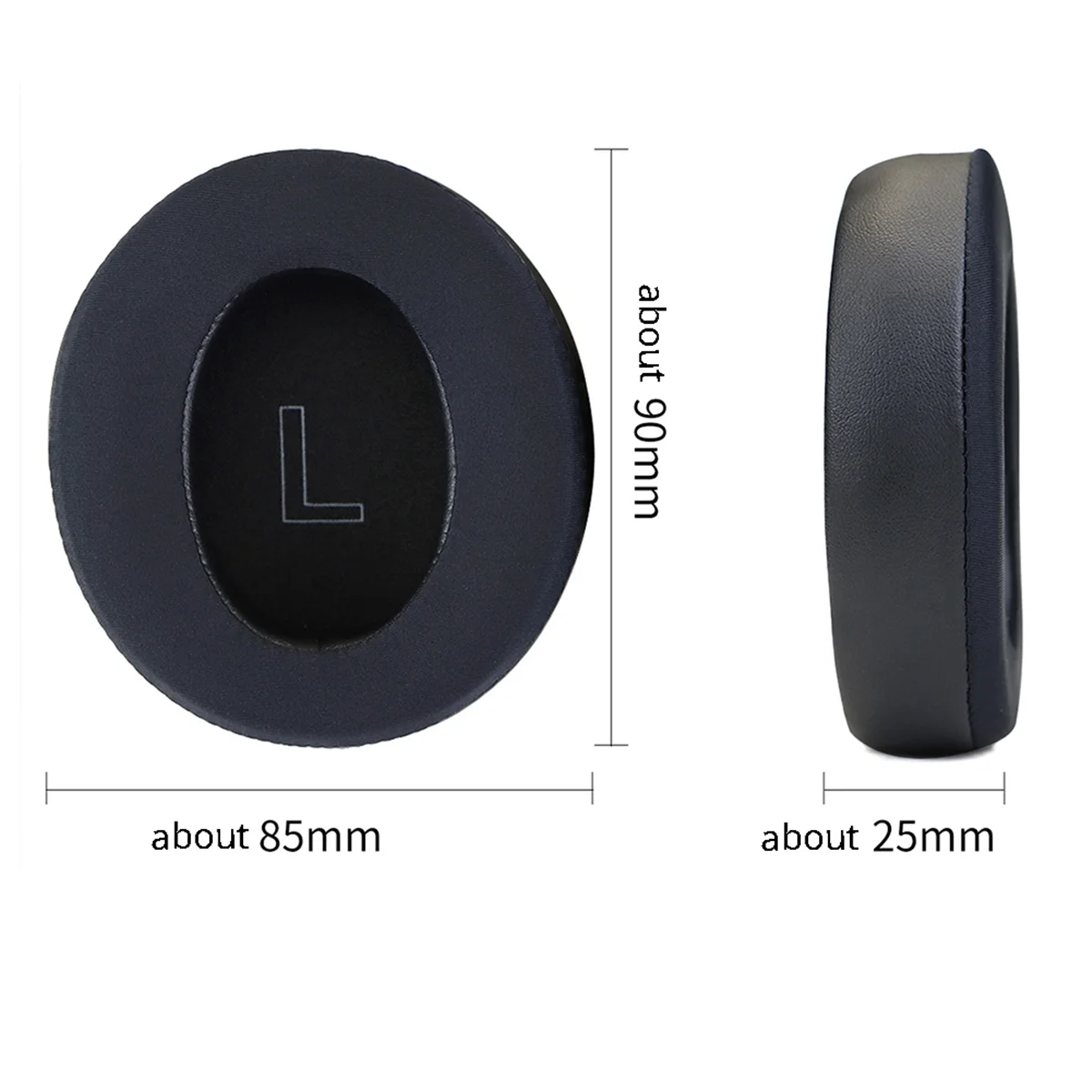 ABSQ-Replacement Earpads for Anker Soundcore Life Q30 Headphones Cooling Gel Ear Cushion Replacement