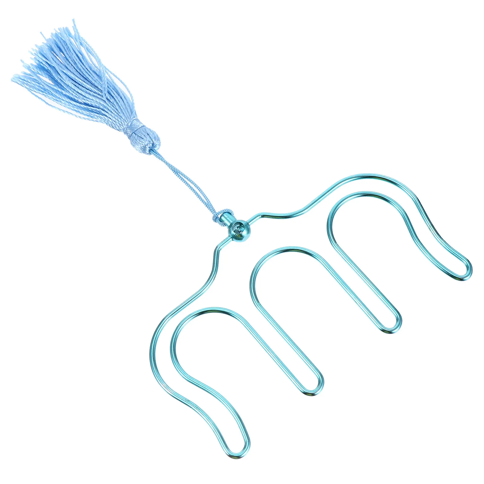 

1Pcs Metal Music Book Holder Clip for Sheet Music Notation Pages Clamp with Tassel Portable Page Separator Bookmark Decorative