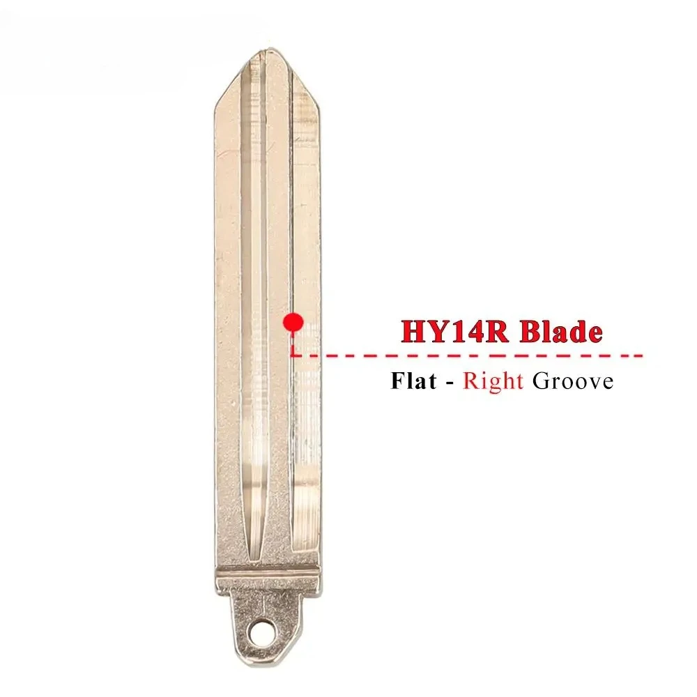 Pusty grot kluczyka samochodowego z funkcją otwierania poziomym, do Hyundai Solaris Creta Ix25 Kona Tucson Sonata I40 Elantra Ix35 I20 Ix45