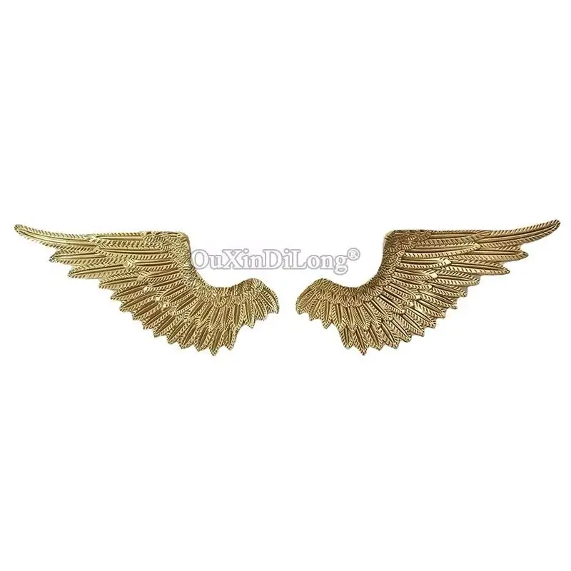 

Stunning 1Pair Solid Brass French Angel Wings Furniture Handles Drawer Pulls Cupboard Wardrobe Kitchen TV Shoe Cabinet Pulls