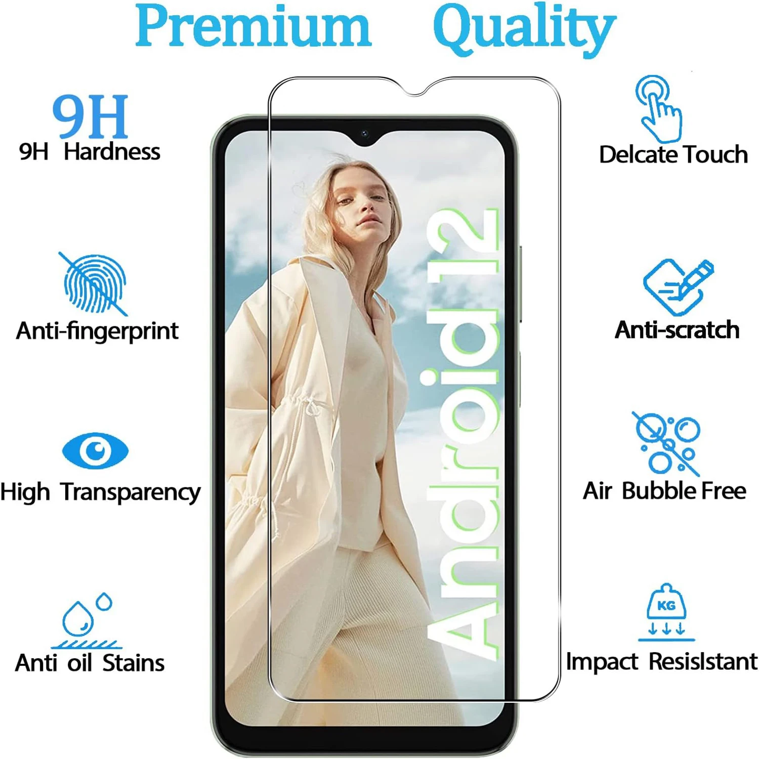 Do folii ochronnej ze szkła hartowanego Blackview A52 / A52 Pro — zdjęcie 3