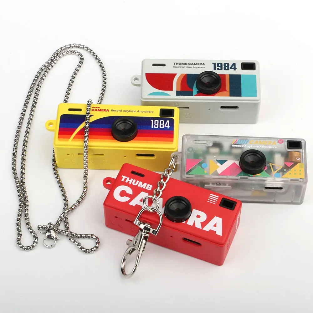 Mini Cámara de Acción G6 con Formato de Llavero, Pantalla de 0.96 Pulgadas, Retro, Compatible con Tarjeta de Memoria, 1080P, Videocámara Pequeña, Grabadora de Video 2026