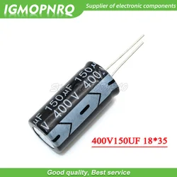 5PCS 400v150uf 150uf400v 18*35MM 400v 150uf 18x35 Electro Electrolytic capacitor 400V150UF