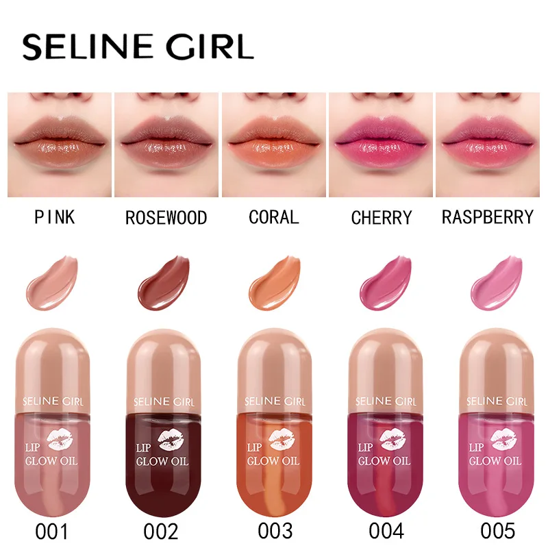 Gelee Lip gloss Verbesserung der Farbe lang anhaltender feuchtigkeit spendender Lippenstift einfach aufzutragen natürliche drei dimensionale Lipgloss-Kosmetik