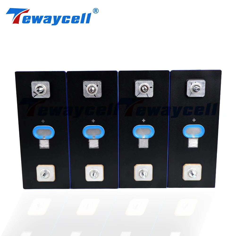 Tewaycell 280Ah 3.2V Lifepo4 Battery Grade A 100% Sufficient Capacity Rechargeable Cells pack DIY 12V 24V 48V Solar Energy