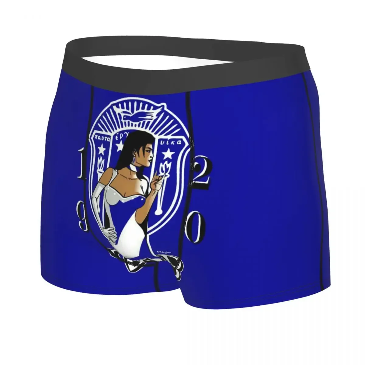 Male Fashion Zeta Phi Beta ZOB Underwear Greek Letter 1920 Boxer Briefs Breathable Shorts Panties Underpants