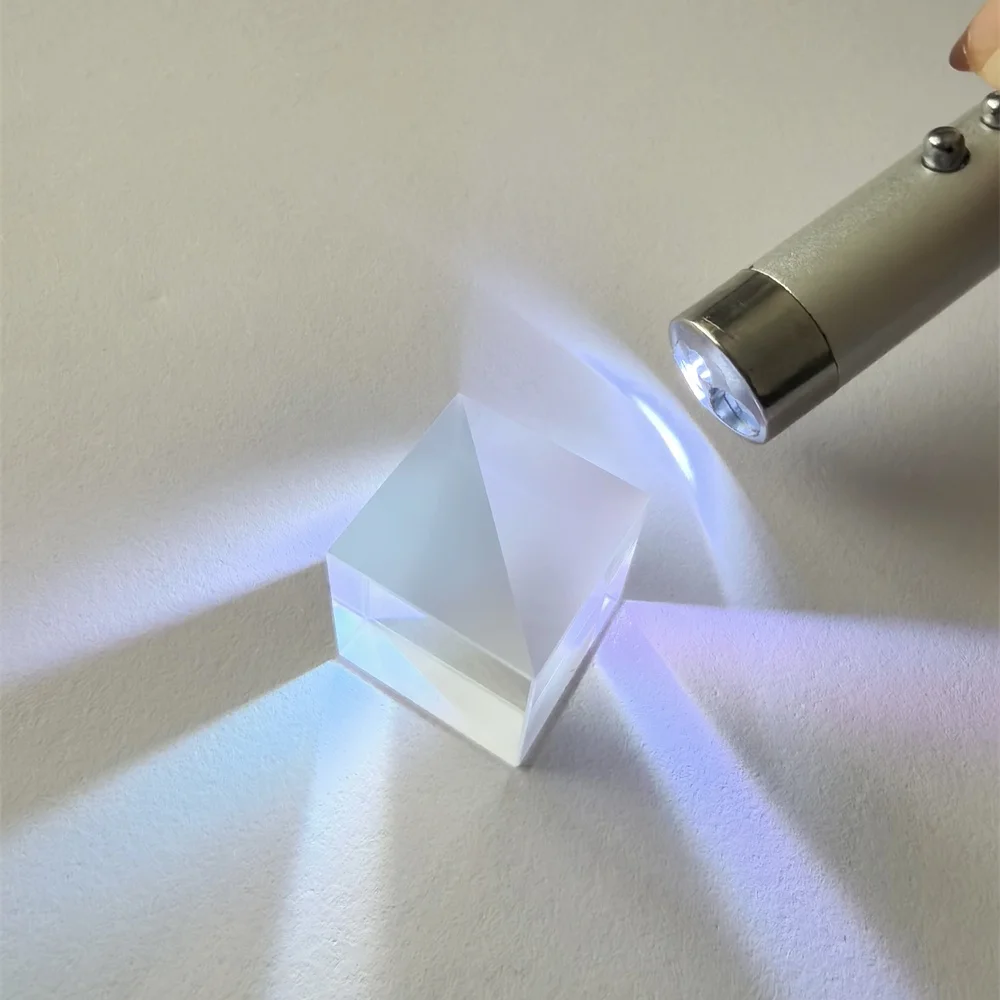 16x16x16mm Cube Glued Splitting Prism 1:1 Dichroic Prism Beamsplitter K9 Optical Glass Experimental Teaching Instrument