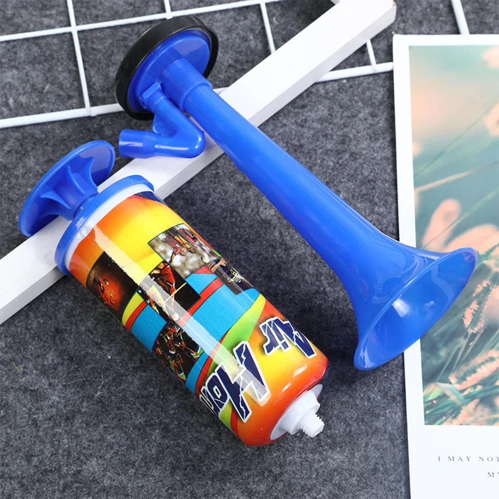 Handheld Air Horn with Loud Voice Football Stadium Horn Mini Handpush Pump Air Horn for Boating Sports Events Birthday Parties
