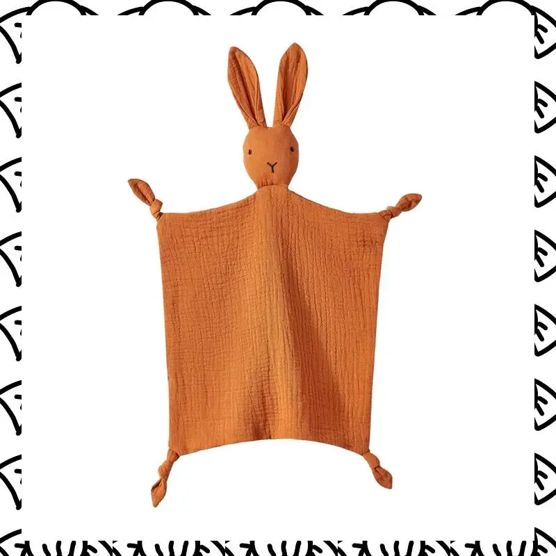 

A71Z Loveys For Babies Personalized Muslin Lovey Blanket Custom Embroidered Baby Security Blanket Bunny Comforter With Nam