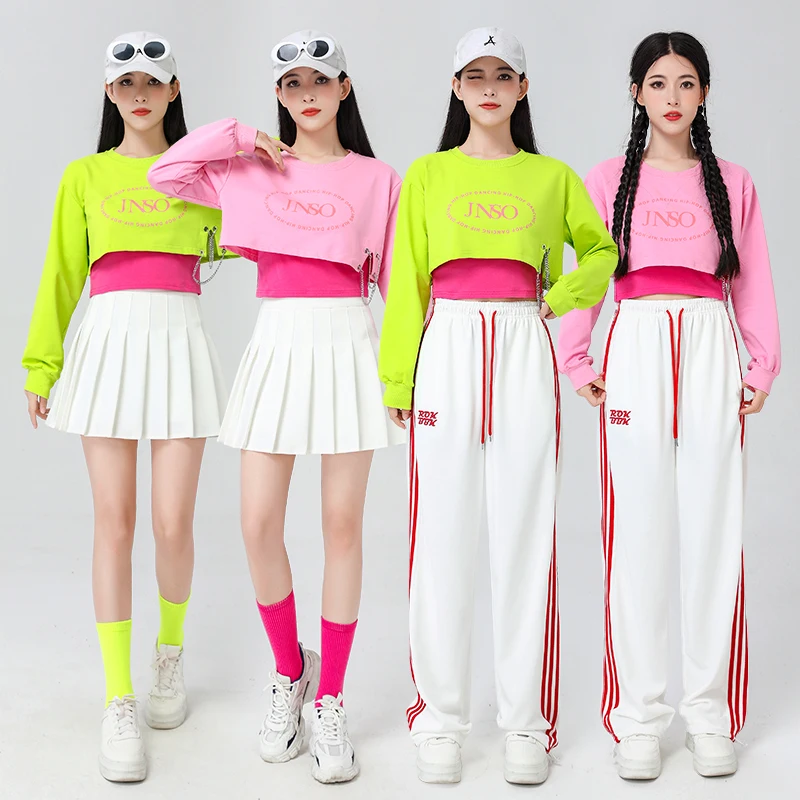 

Костюм для выступлений в стиле College Sle Fitn Performance, спортивный костюм для чирлидинга, сценический наряд, из смеси хлопка и спандекса, женский, апсис-костюм.