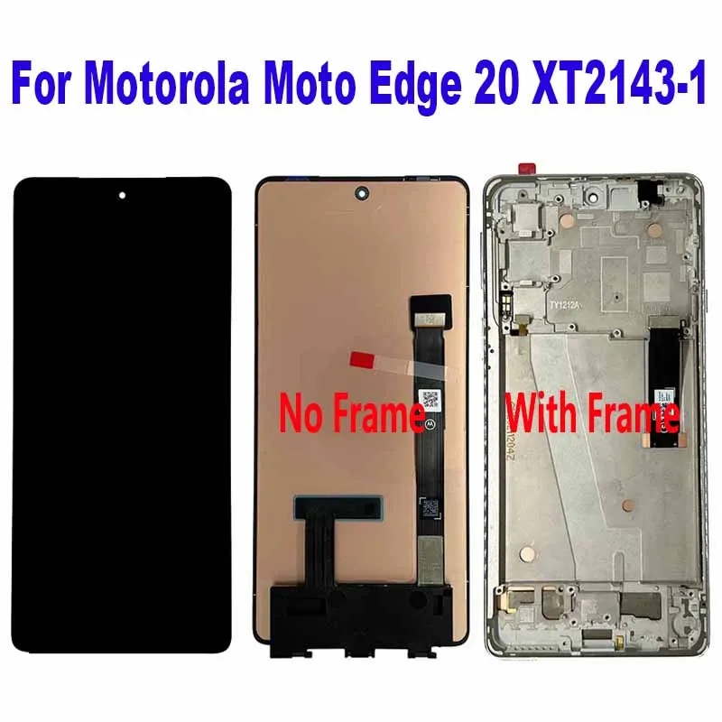 

For Motorola Moto Edge 20 XT2143-1 LCD Display Touch Screen Digitizer Assembly For Moto Edge 20 Replacement Accessory