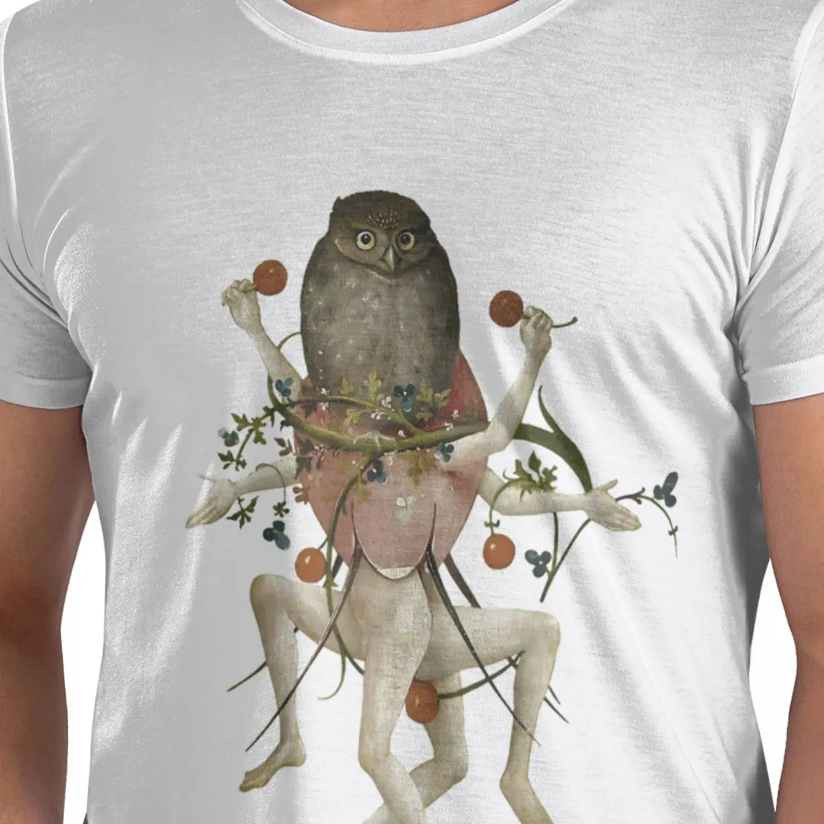 

Hieronymus Bosch Dancing Owl футболка из 100% хлопка мужские забавные футболки мужские с круглым вырезом с коротким рукавом S-6XL