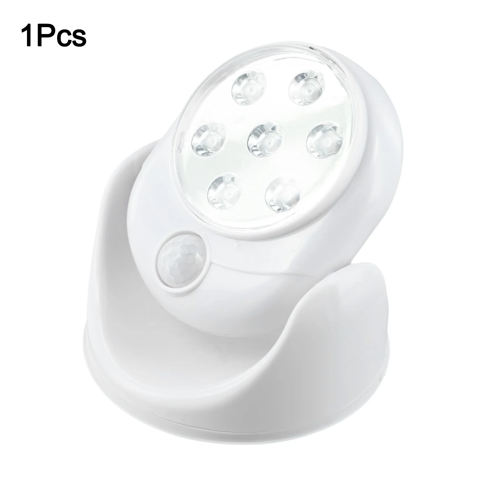 1W Power 360 Degree Rotation Light Corridor Induction Light Battery Operated Cordless Light Pivot And Base Rotation