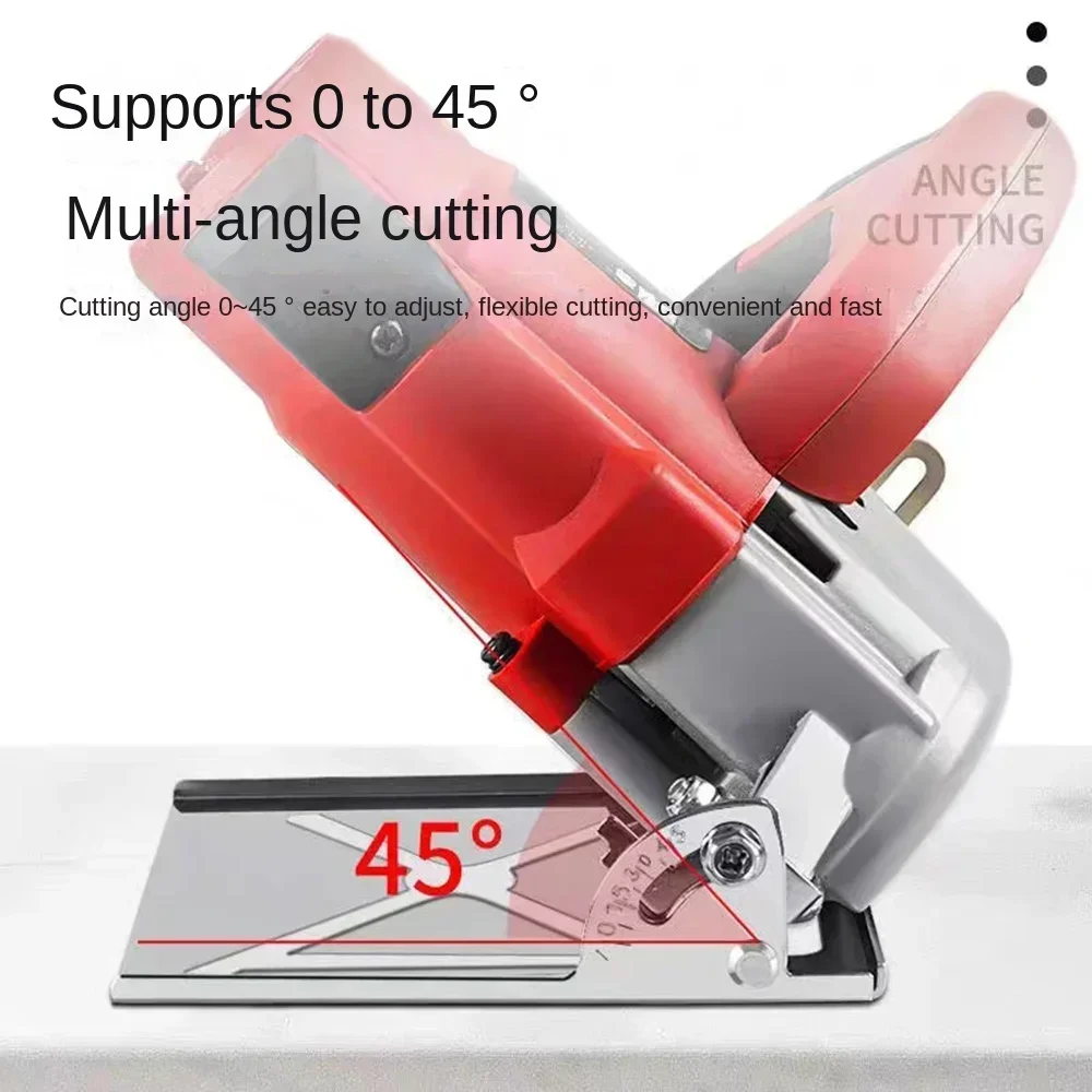 1900W Electric Cutting Machine Saw Cut Off Machine 220v Electric Power Tools 13000rpm 0-45° Adjustable Angle Tile Metal Cutter