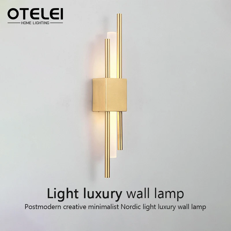 

Modern LED Wall Lamp Nordic Minimalist Creative Design Decorative Lamp Living Room Bedroom Study Balcony Indoor Lighting