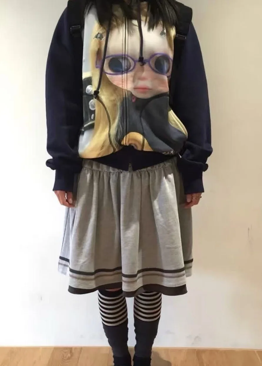 

Двухслойная юбка с оборками на талии и кружевной отделкой, А-силуэт, из хлопка, женская, модная, со средней посадкой на талии