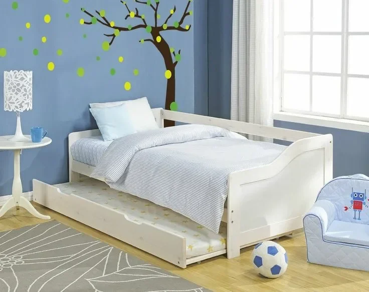 Factory Direct Sales Solid Wood Baby Crib Design Multifunctional Children's Bedroom Furniture Children's Bed