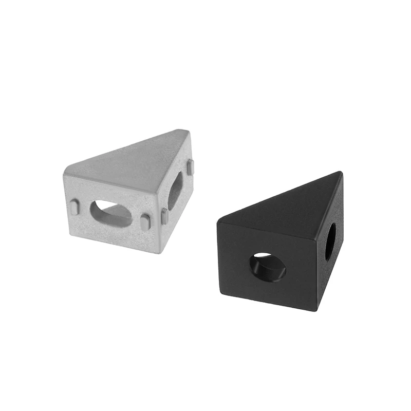 4PCS 3D Printer 2020 Aluminum Alloy Profile Corner Code Fixing Bracket Connecting Corner Groove Connection Aluminum Corner Parts