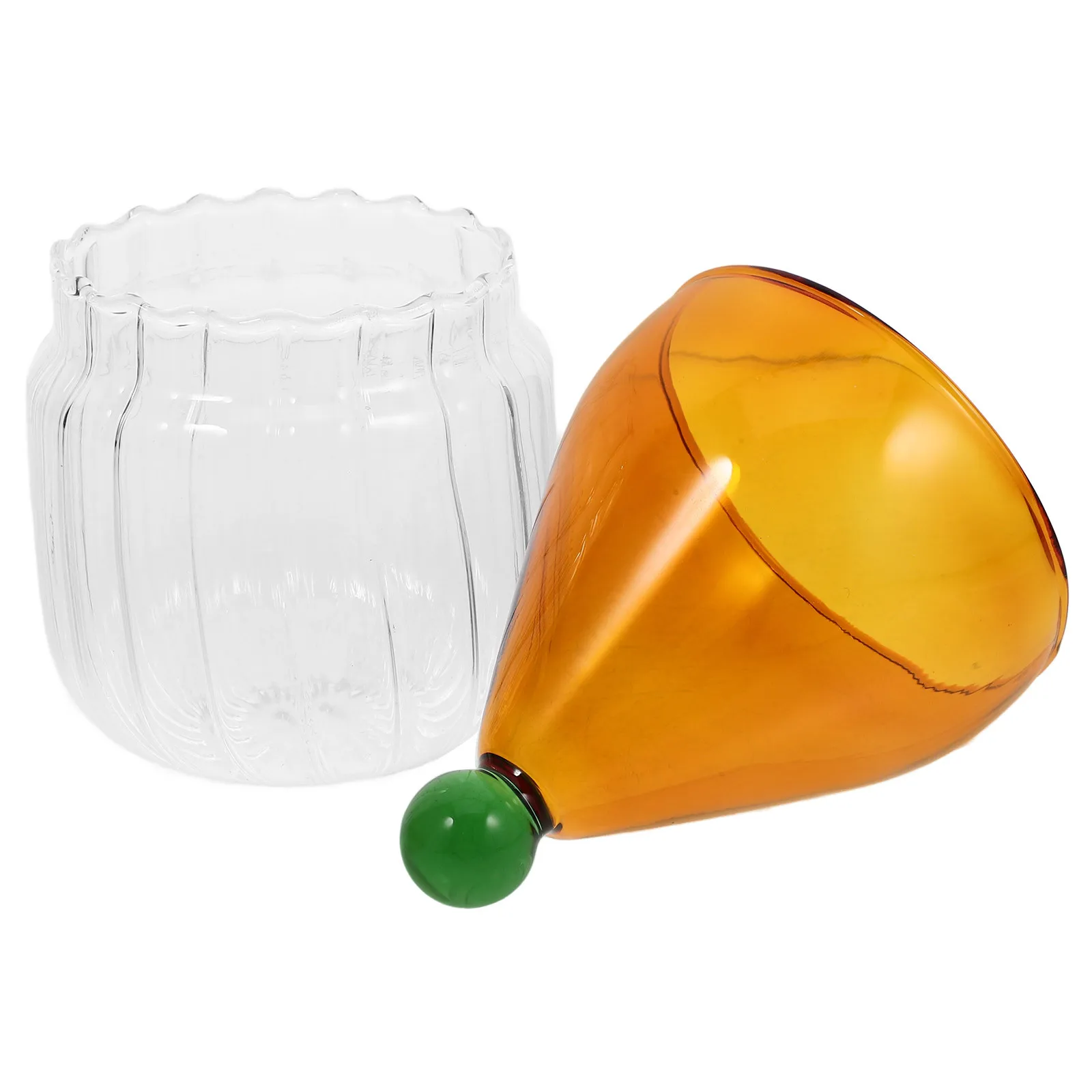 

Christmas Hat Glass Candy Jar Small Portable Storage Organizer Airtight Lid Party Snack Container Glass Jar Tea Canisters