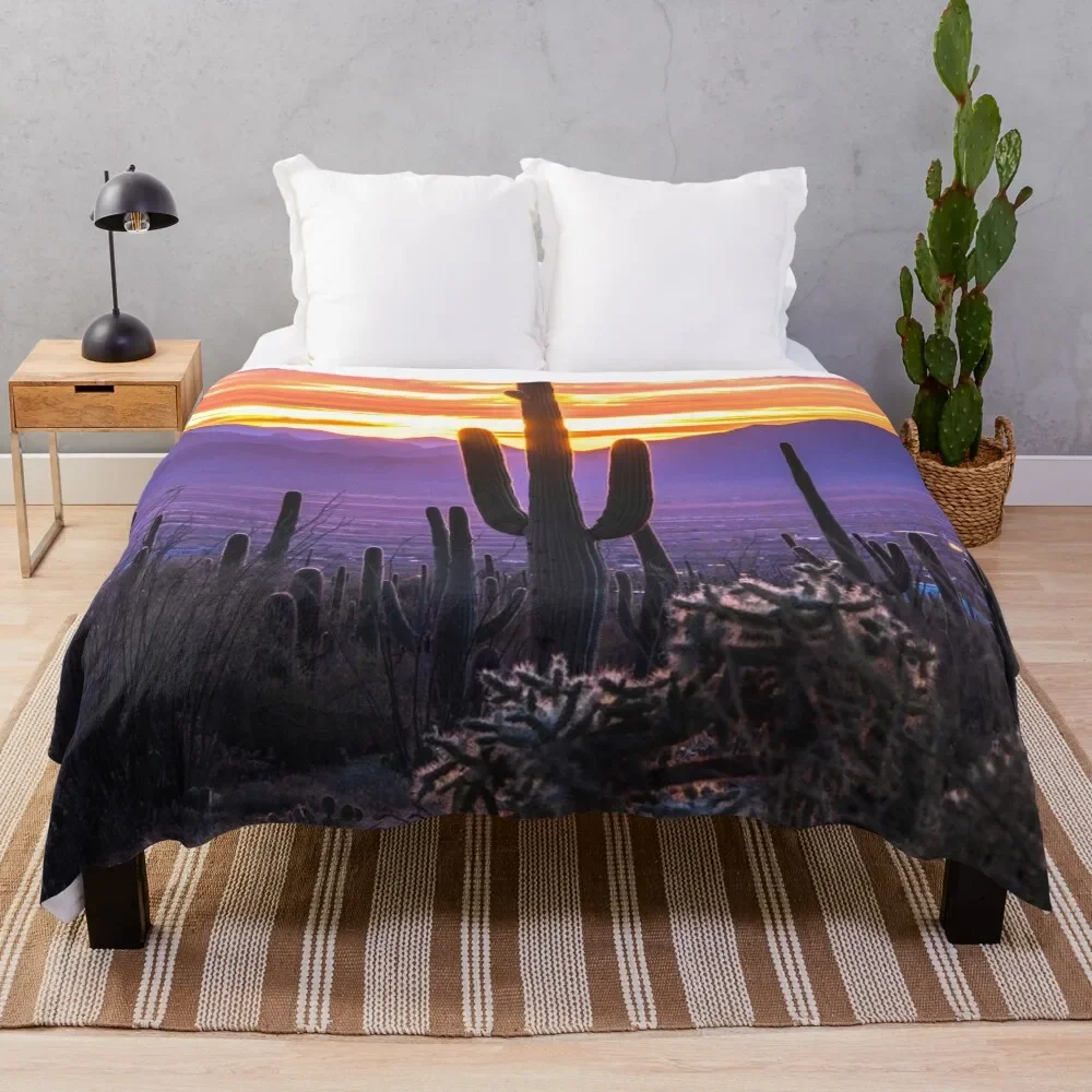 

Arizona Sunset Throw Blanket Furry anime Blankets