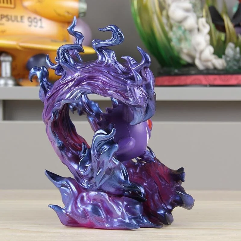 2024 Nowość w magazynie 18 cm Anime Poke Mon Gengar Ghost Claw Figurka akcji Gra Statuetka Pvc Kolekcjonerski model Kawaii Prezenty Lalki Zabawki