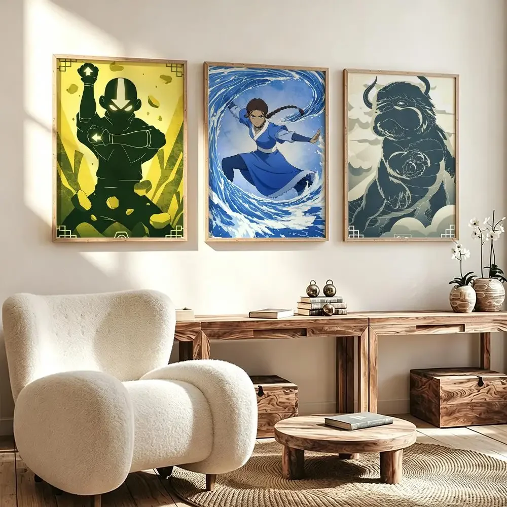 Modern Aesthetic Wall Art Poster animation Avatar: The Last Airbender Poster for Office Home Decor Interior Large Wall