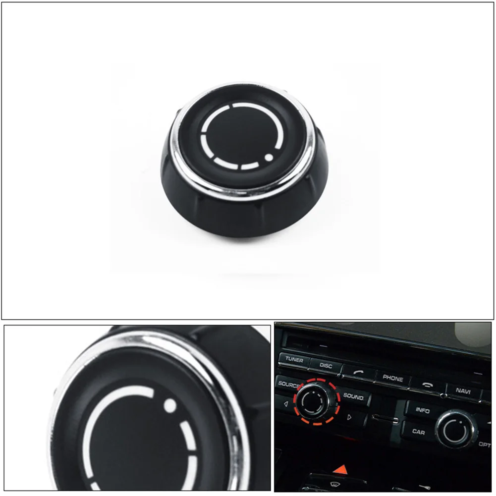 

1x For Porsche For Cayenne For 7P5 2010-2017 For Panamera For 970 2010-2016 Air Conditioning Control Knob Switch Buttons For 95B