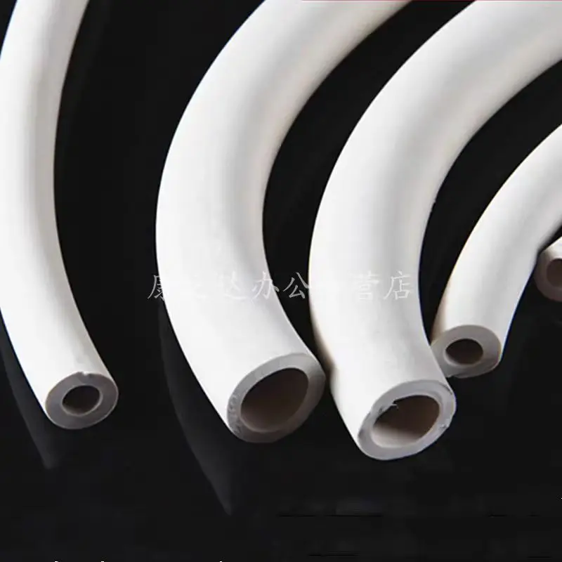 

White rubber tube 6 * 9mm 8 * 12mm 10 * 14mm enamel vacuum hose laboratory white rubber tube filtration device vacuum pump match