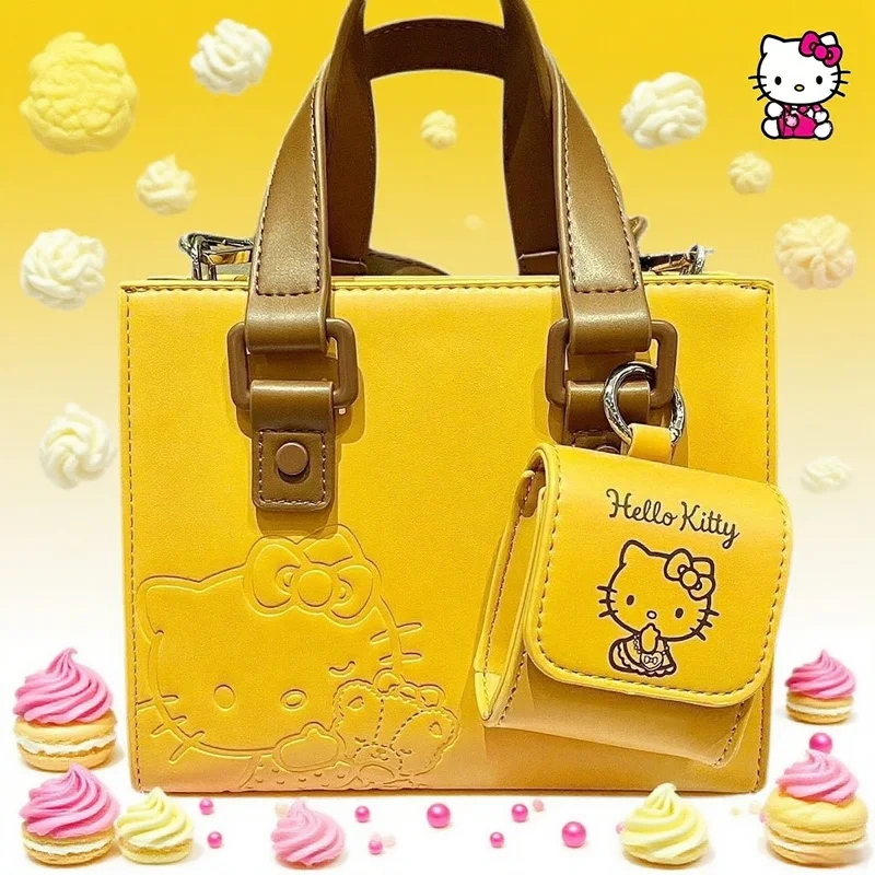 

Hello Kitty, высококачественная текстура, креативная личность, нишевый дизайн, универсальная сумка для отдыха на открытом воздухе для поездок на работу, модная сумка через плечо