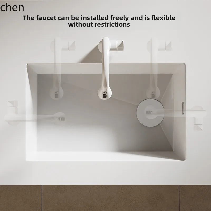 

HT Sink Large Single Bowl Stainless Steel Sink Vegetable Washing Basin Large Single Bowl Undermount Basin Above Counter