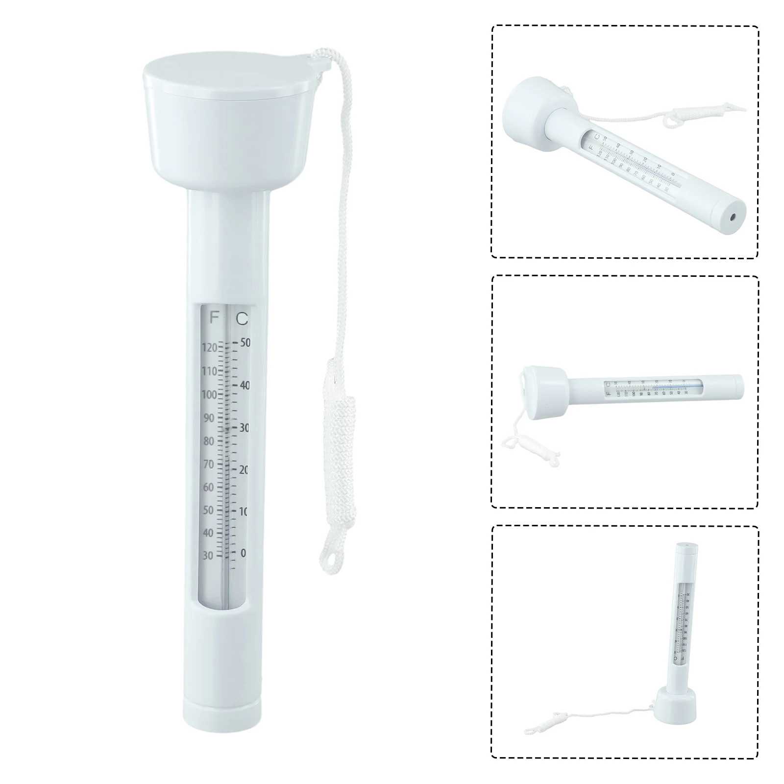 

Portable Swimming Pool Floating Thermometer Fountain Spa Thermometer Pool Special Thermometer Measure Accessories