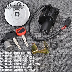 For Honda CBR 250 300 R RA ABS TRICOLOR REPSOL EDITION 35010-KYJ-900 Fuel Gas Cap Ignition Switch Seat Lock with Key Kit