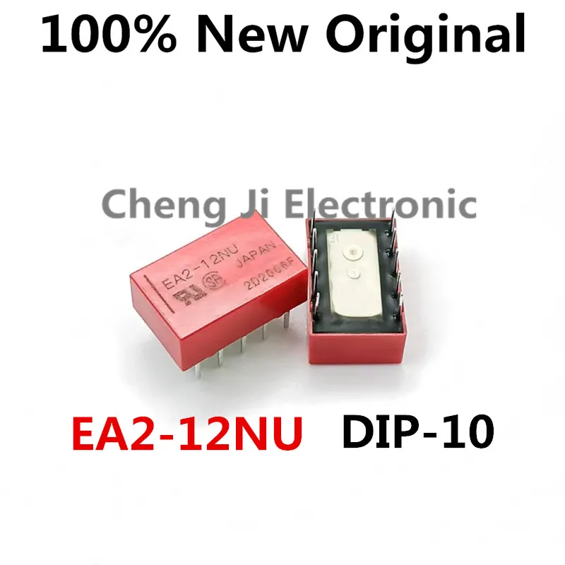 5-10PCS/Lot EA2-5NU 、EA2-12NU 、EA2-24NU DIP-10 New Original Signal Relay 1A DPDT EA2-5NU-L、EA2-12NU-L 、EA2-24NU-L