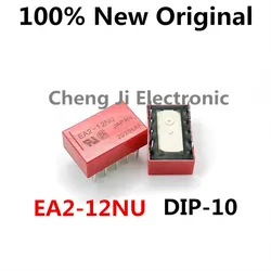 5-10PCS/Lot EA2-5NU 、EA2-12NU 、EA2-24NU DIP-10 New Original Signal Relay 1A DPDT EA2-5NU-L、EA2-12NU-L 、EA2-24NU-L