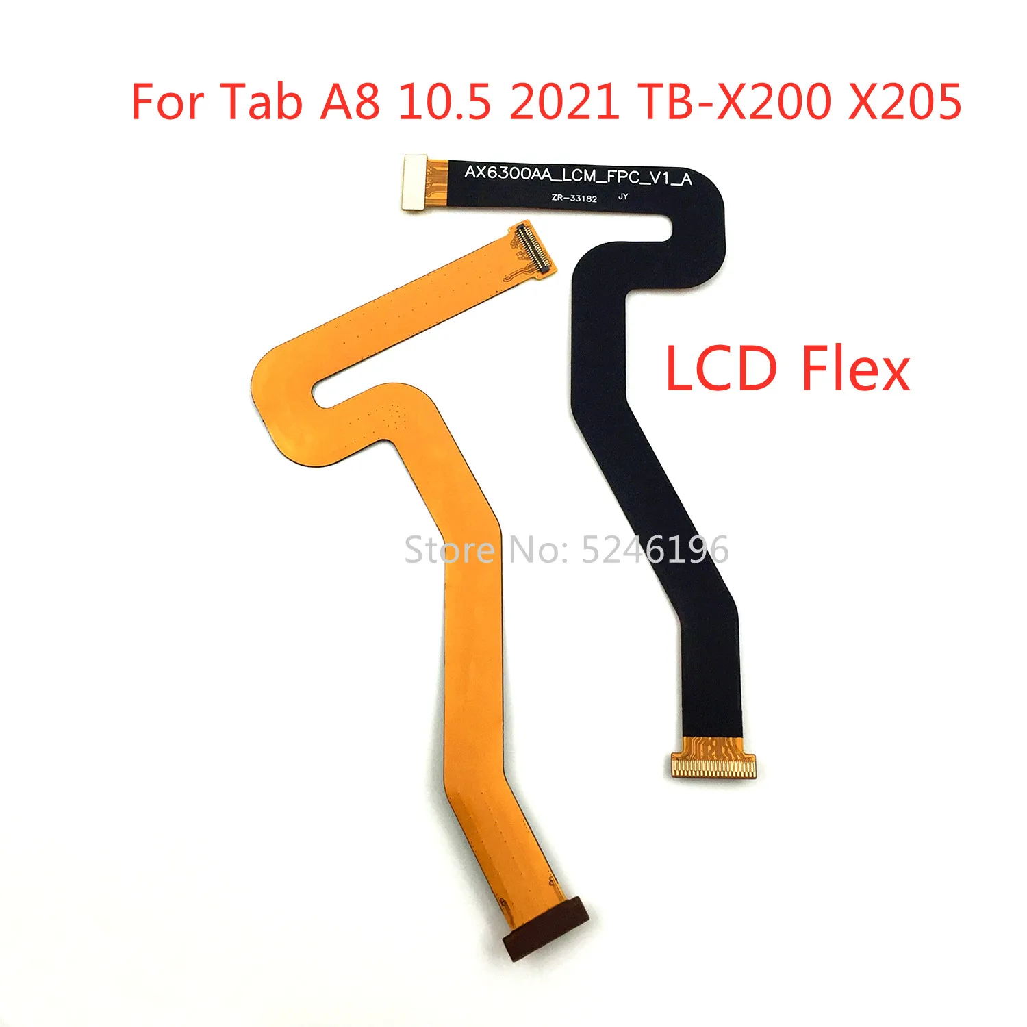 1 pçs display lcd conector de cabo flexível para samsung galaxy tab a8 10.5 2021 SM-X200 tab a8 10.5 2021 SM-X205 substituir parte.