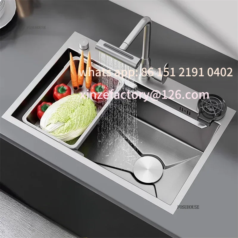 

Customizable Dish Washing Sink Large Capacity Thickened Stainless Steel Kitchen Sinks Under The Counter Sink Kitchen