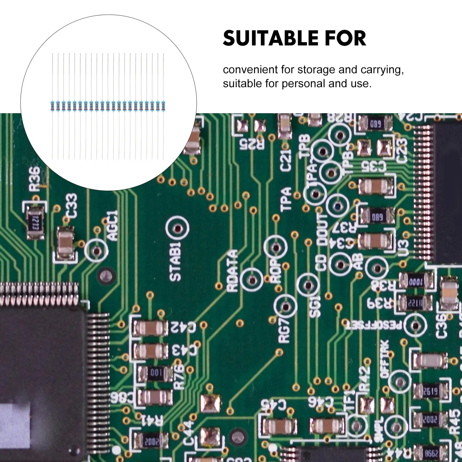 

1 Set Resistors Kit Metal Film 1/4W 1% Accuracy Assortment For Diy Projects Electronics Instrumentation Replacement Resistors